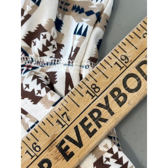 Tasha Polizzi Kennedy Henley Shirt Women M Cashmere Blanket Print Southwest NEW - Picture 5 of 7